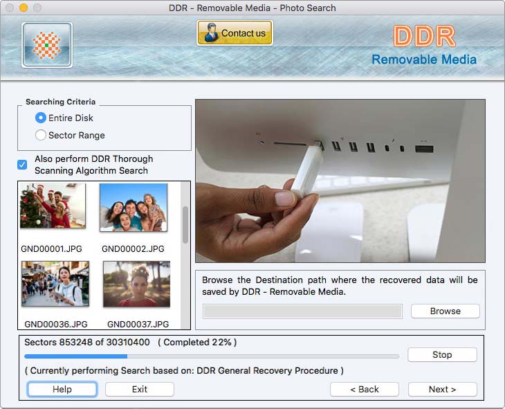 Screenshot of Mac Recover USB