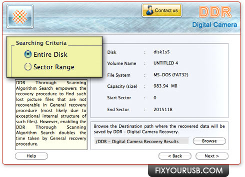 Data Doctor Recovery Digital Camera for Mac