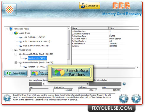 Data Doctor Recovery Memory Card