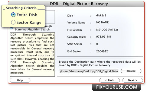Data Doctor Recovery Digital Pictures for Mac