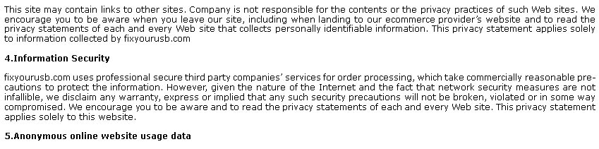 Privacy Policy